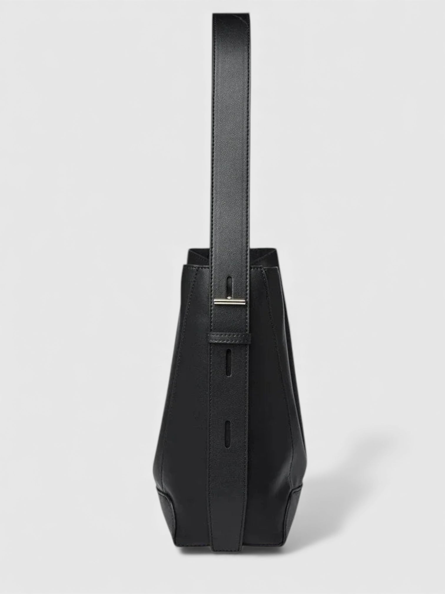 Sac bandoulière hobo en cuir fendu - Le Rustique