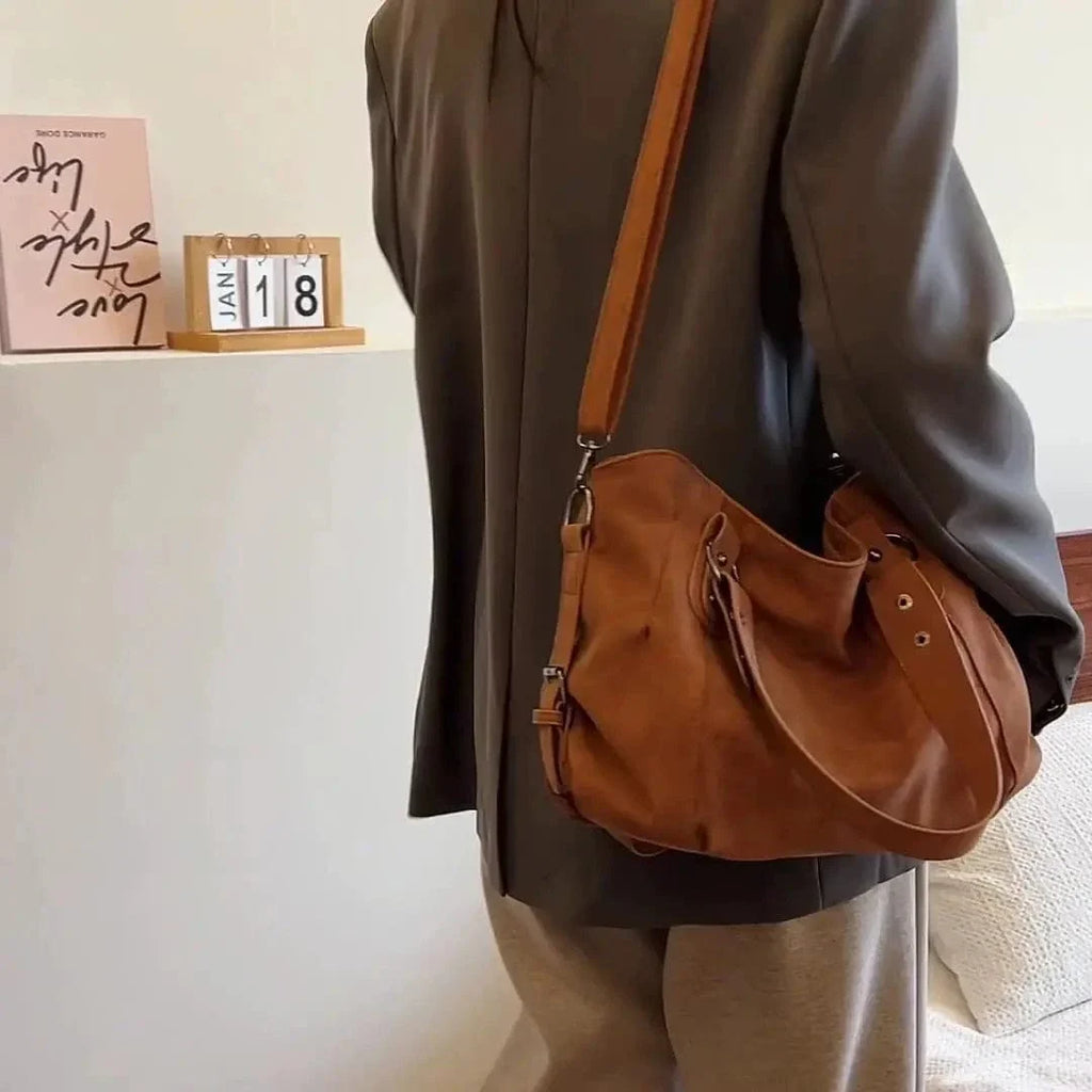 Grand sac bandoulière femme vintage