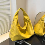 Large Capacity Commuter Casual Canvas Tote Bag Women's 2025 New Style Single Shoulder Shopping Bag Neutral Minimalist Style