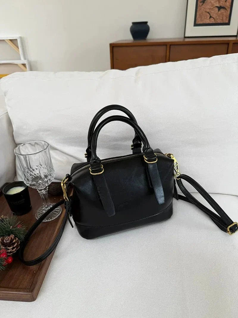 Petit sac bandoulière femme luxe Noir