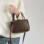 Petit sac bandoulière femme marron