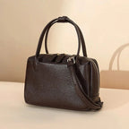 Petit sac bandoulière femme marron Café