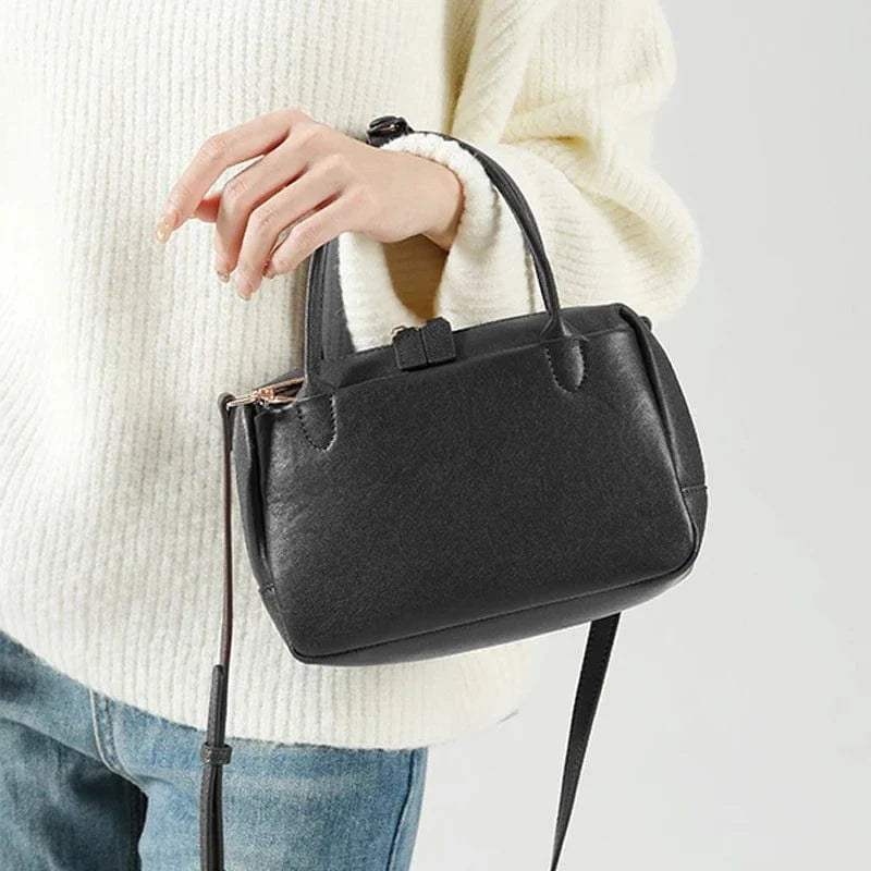 Petit sac bandoulière femme marron Noir