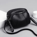 Petit sac bandoulière femme noir Noir