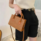 Petit sac bandoulière femme paille