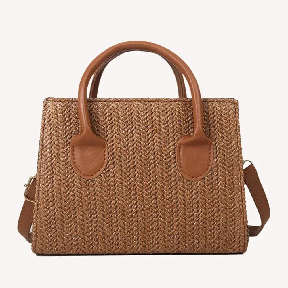 Petit sac bandoulière femme paille