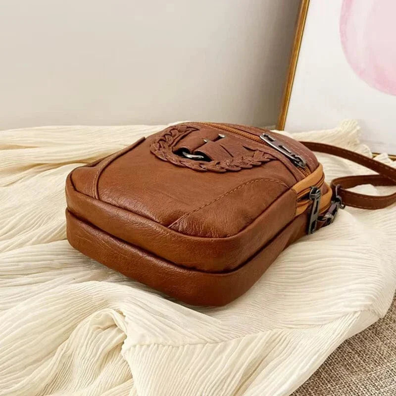 Petit sac bandoulière multipoche femme