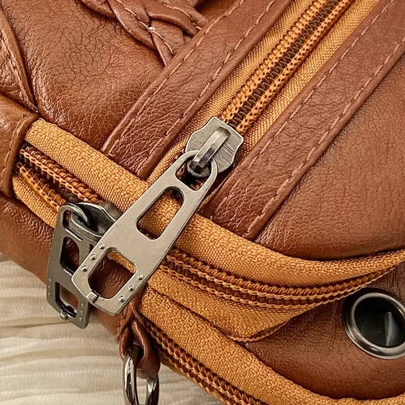 Petit sac bandoulière multipoche femme