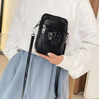 Petit sac bandoulière multipoche femme