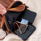 Petit sac bandoulière multipoche femme