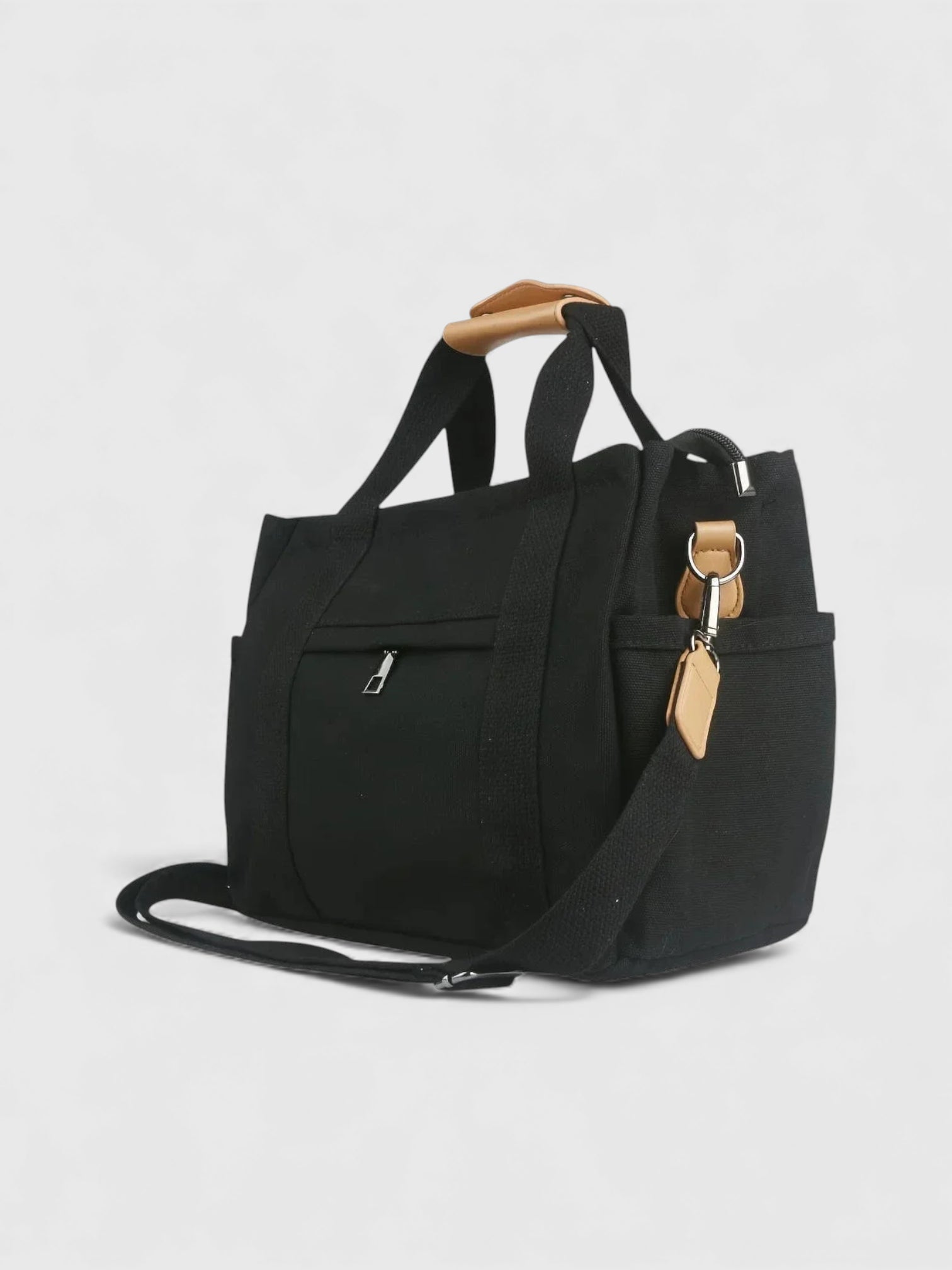 Sac bandoulière en toile compartimenté - L'Ordonnée