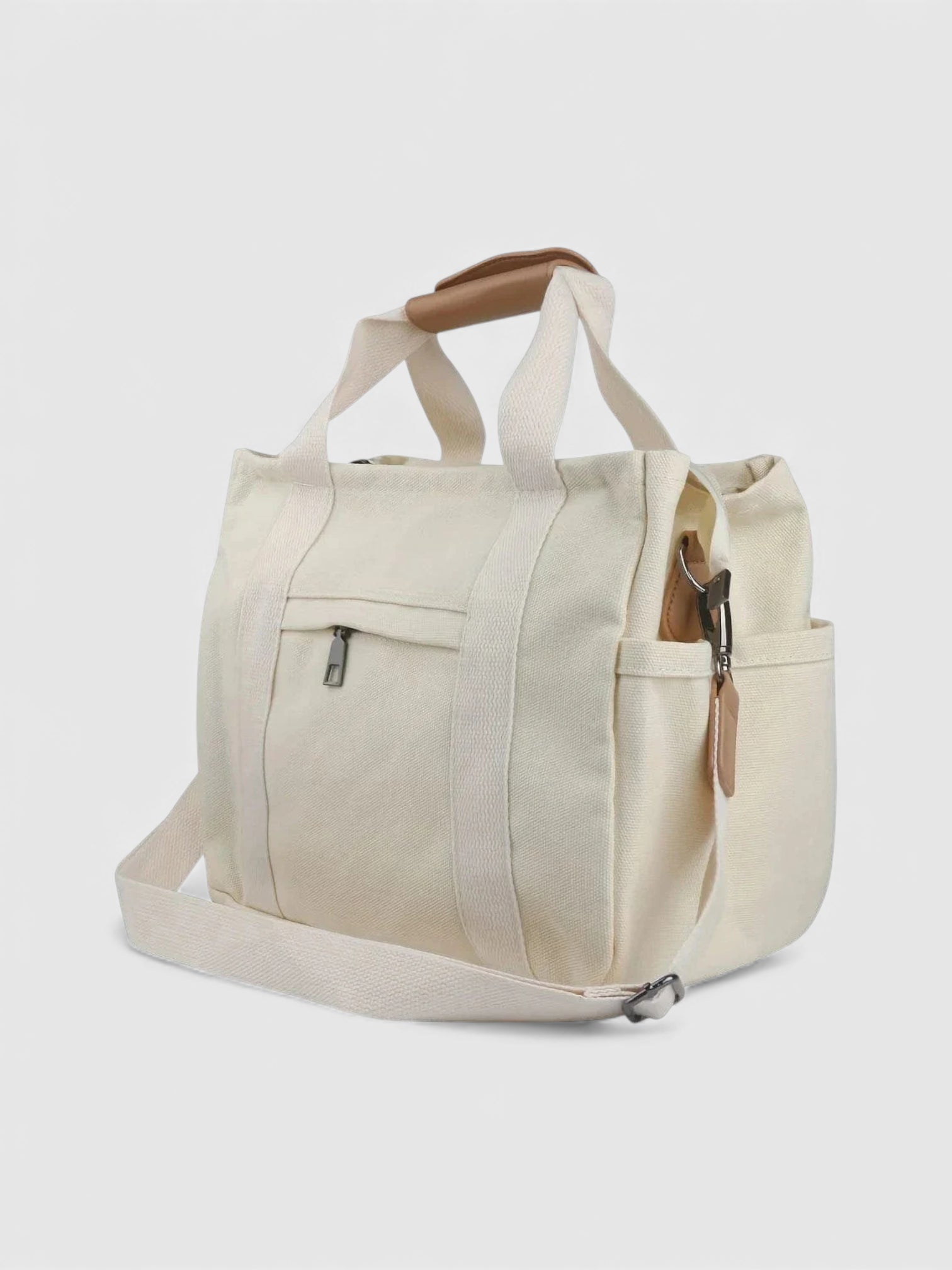 Sac bandoulière en toile compartimenté - L'Ordonnée