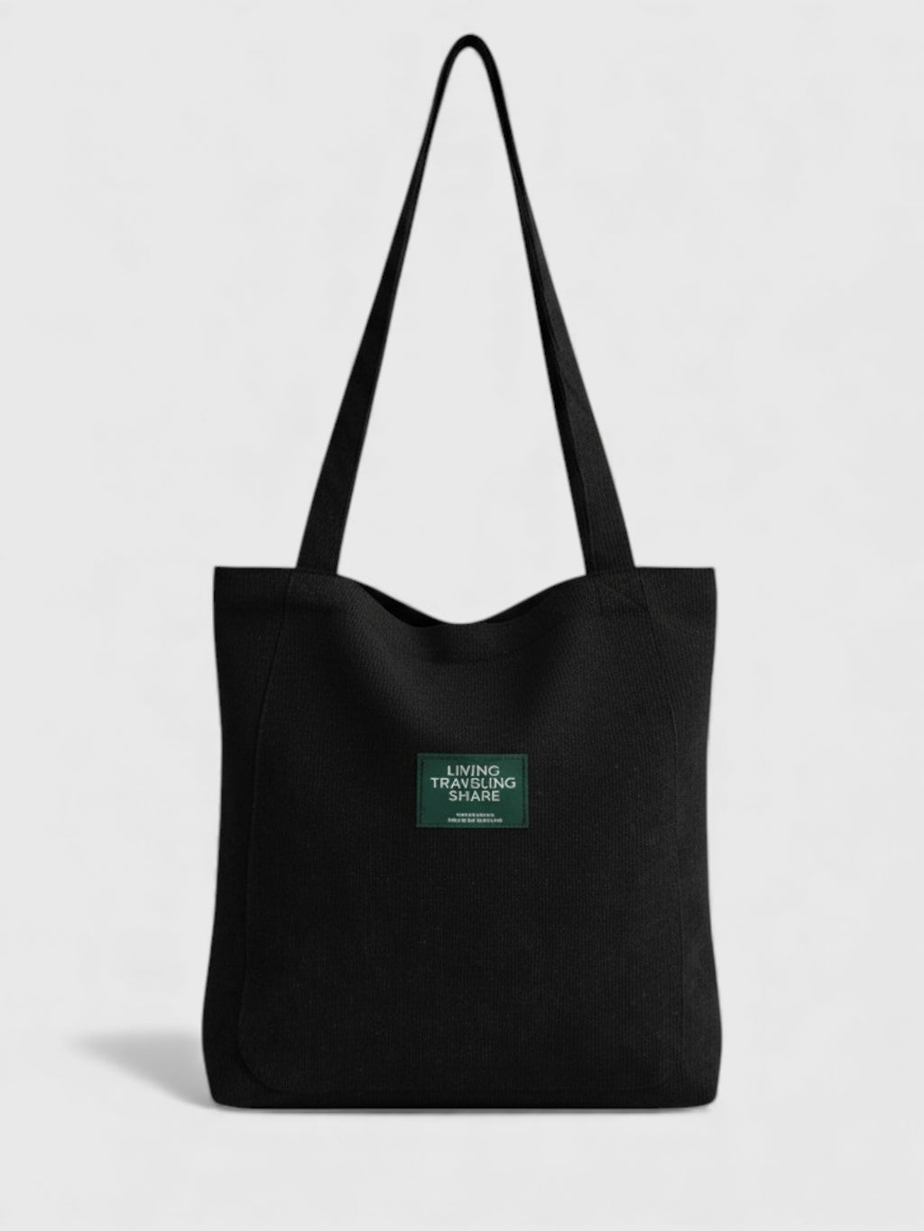 Sac hobo en velours côtelé et zippé - Le Cocooning