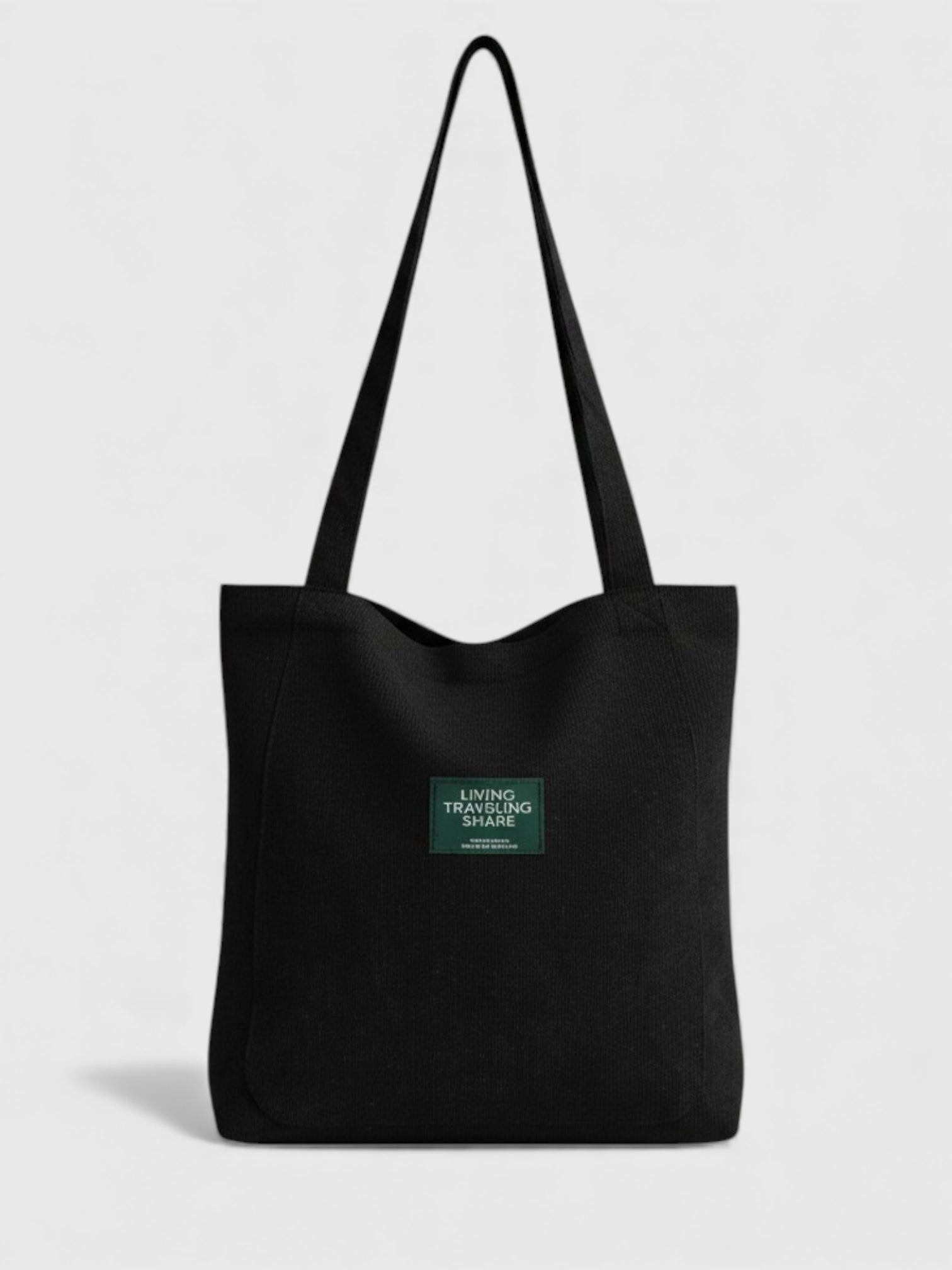 Sac hobo en velours côtelé et zippé - Le Cocooning