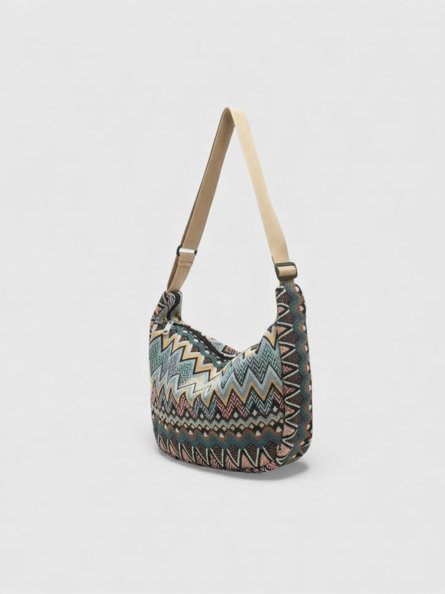 Sac Hobo ethnique tissé - Le tipi