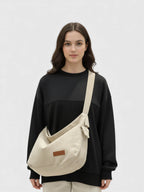 Tote bag bandoulière en velours côtelé - Le Campus Côtelé