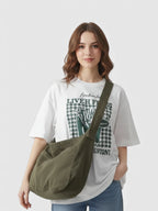 Sac bandoulière messager en toile - Le Colis