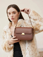 Sac à main bandoulière femme marron