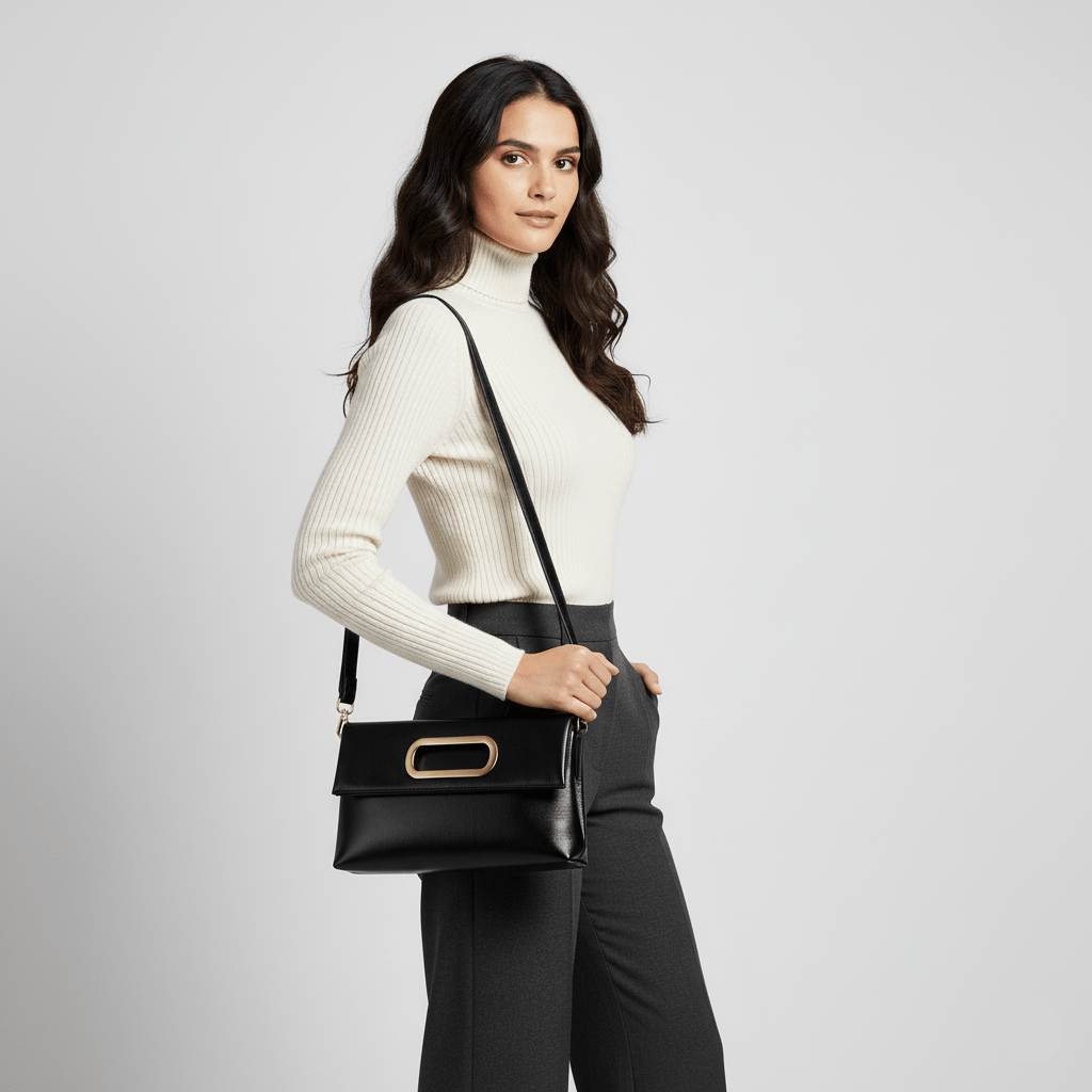 Sac à main cuir souple bandoulière femme