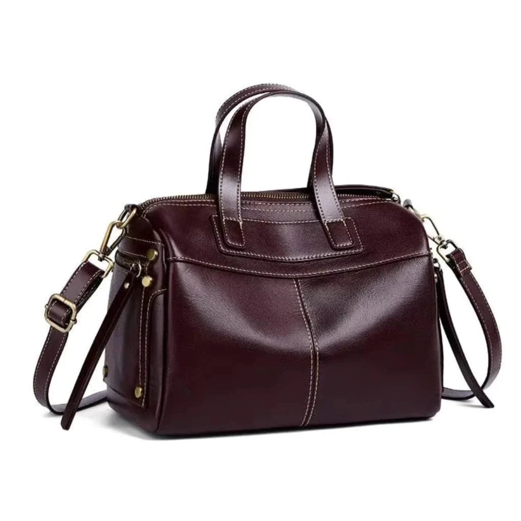 Sac a main spacieux en cuir Marron