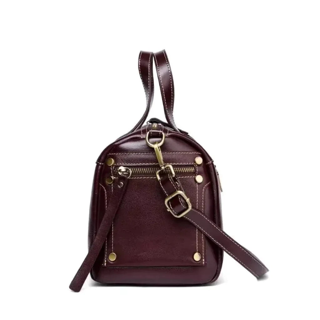 Sac a main spacieux en cuir Marron