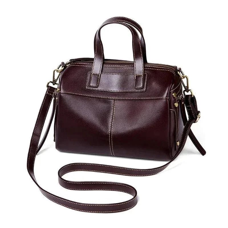 Sac a main spacieux en cuir Marron