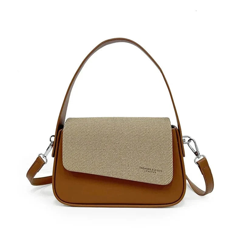 Sac bandoulière à rabat asymétrique