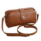 Sac bandoulière baguette a clips en simili cuir