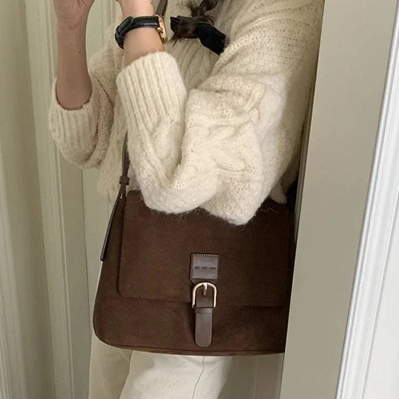 Sac bandoulière cartable femme