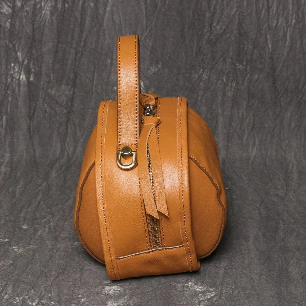 Sac bandoulière coquille en cuir