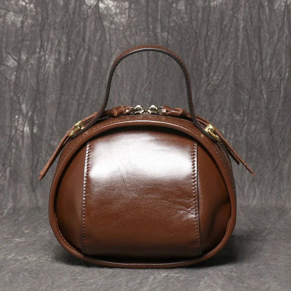 Sac bandoulière coquille en cuir