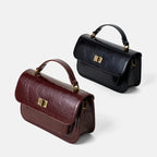 Sac bandoulière cuir vieilli femme