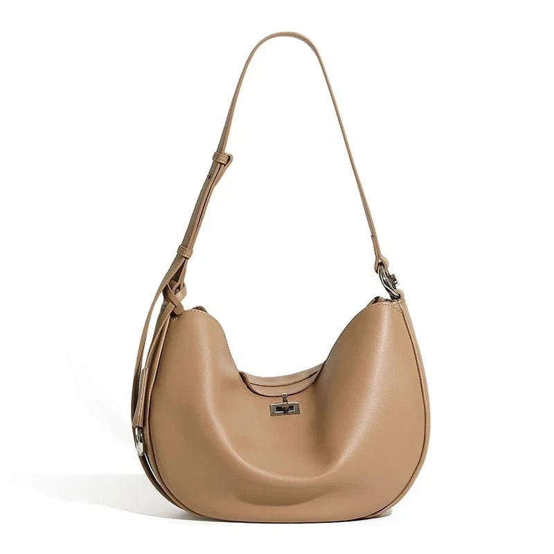Sac bandoulière demi lune Khaki