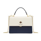 Sac bandoulière élégant en cuir Bleu