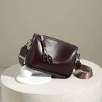 Sac bandoulière en cuir vintage Café