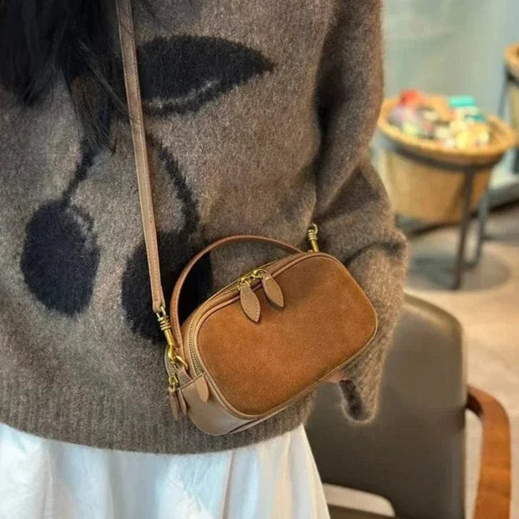 Sac bandoulière en daim