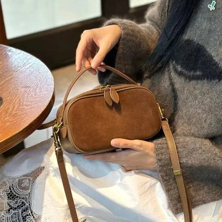 Sac bandoulière en daim