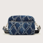 Sac bandoulière en jean avec bandoulière ethnique Jeans