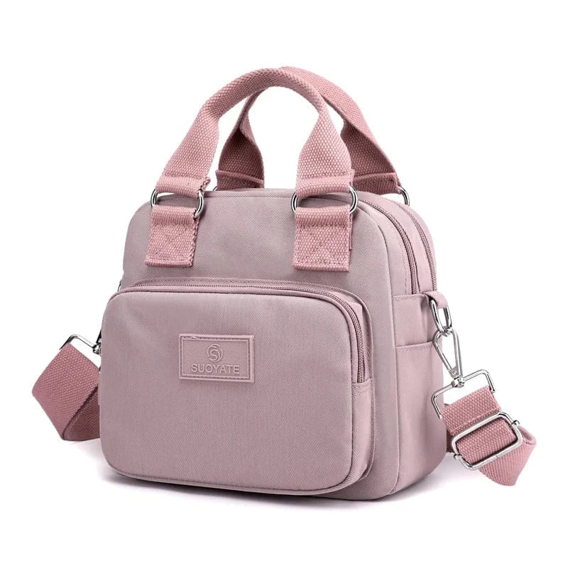 Sac bandoulière en toile multi-poches