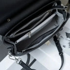 Sac bandoulière femme carré avec rabat