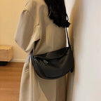 Sac bandoulière femme demi lune