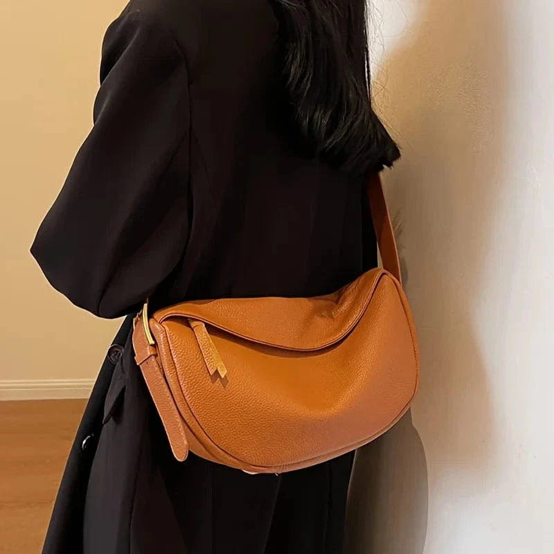 Sac bandoulière femme demi lune