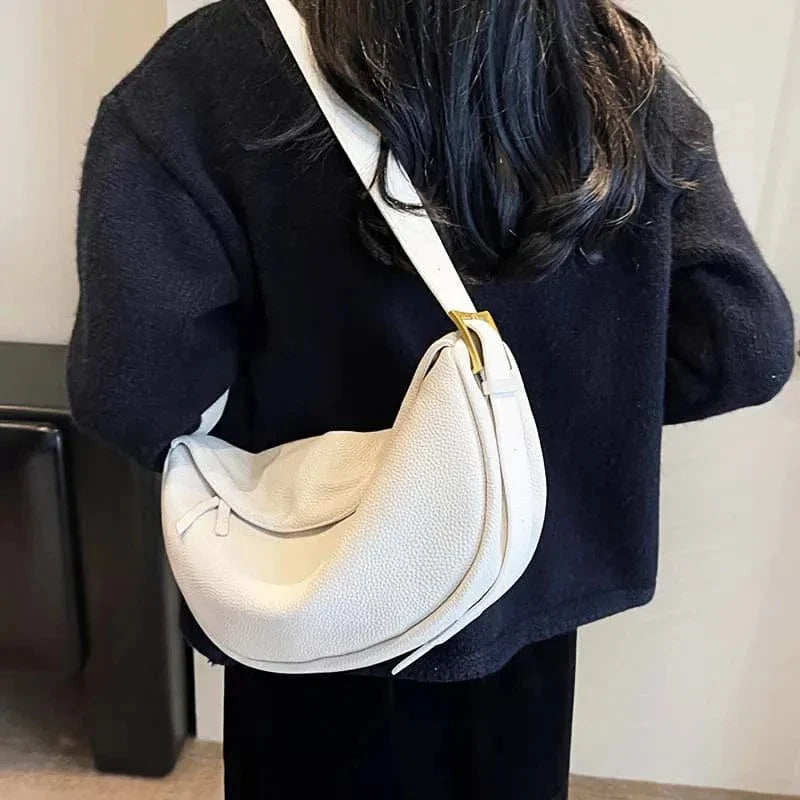 Sac bandoulière femme demi lune