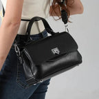 Sac bandoulière femme rectangulaire Noir