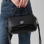Sac bandoulière femme rectangulaire Noir