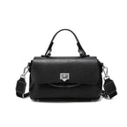 Sac bandoulière femme rectangulaire Noir