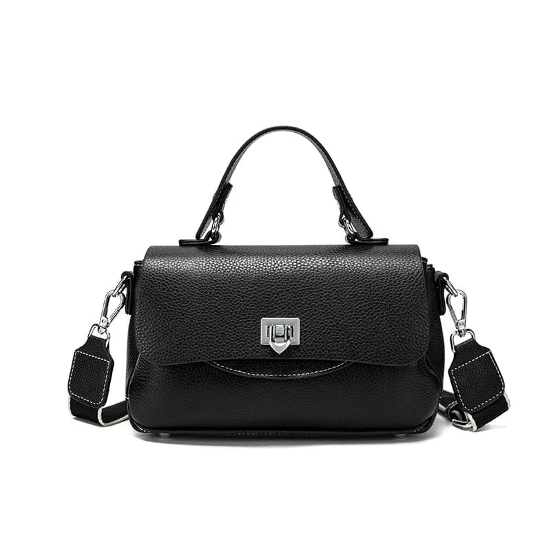 Sac bandoulière femme rectangulaire Noir