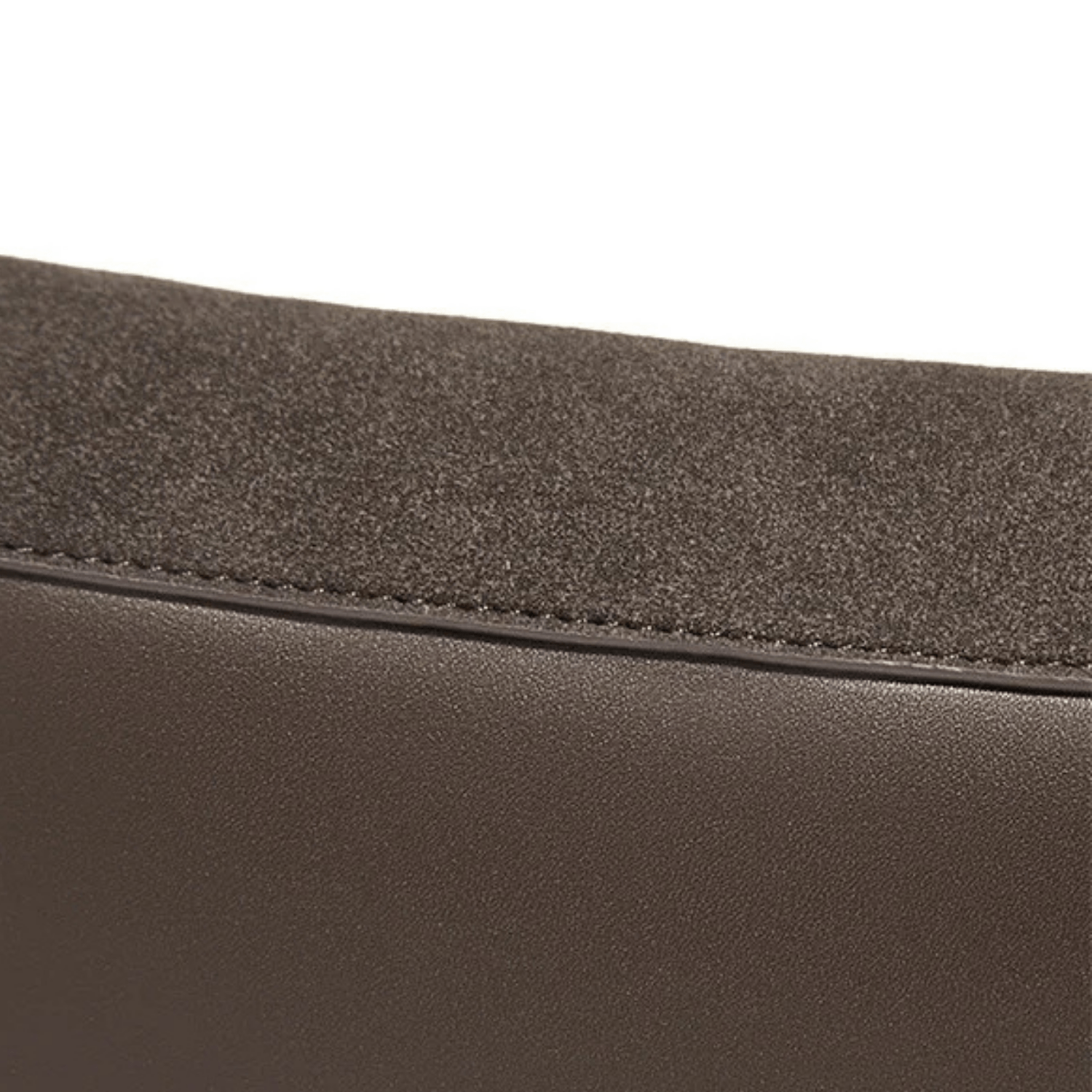 Sac bandoulière femme suédine marron