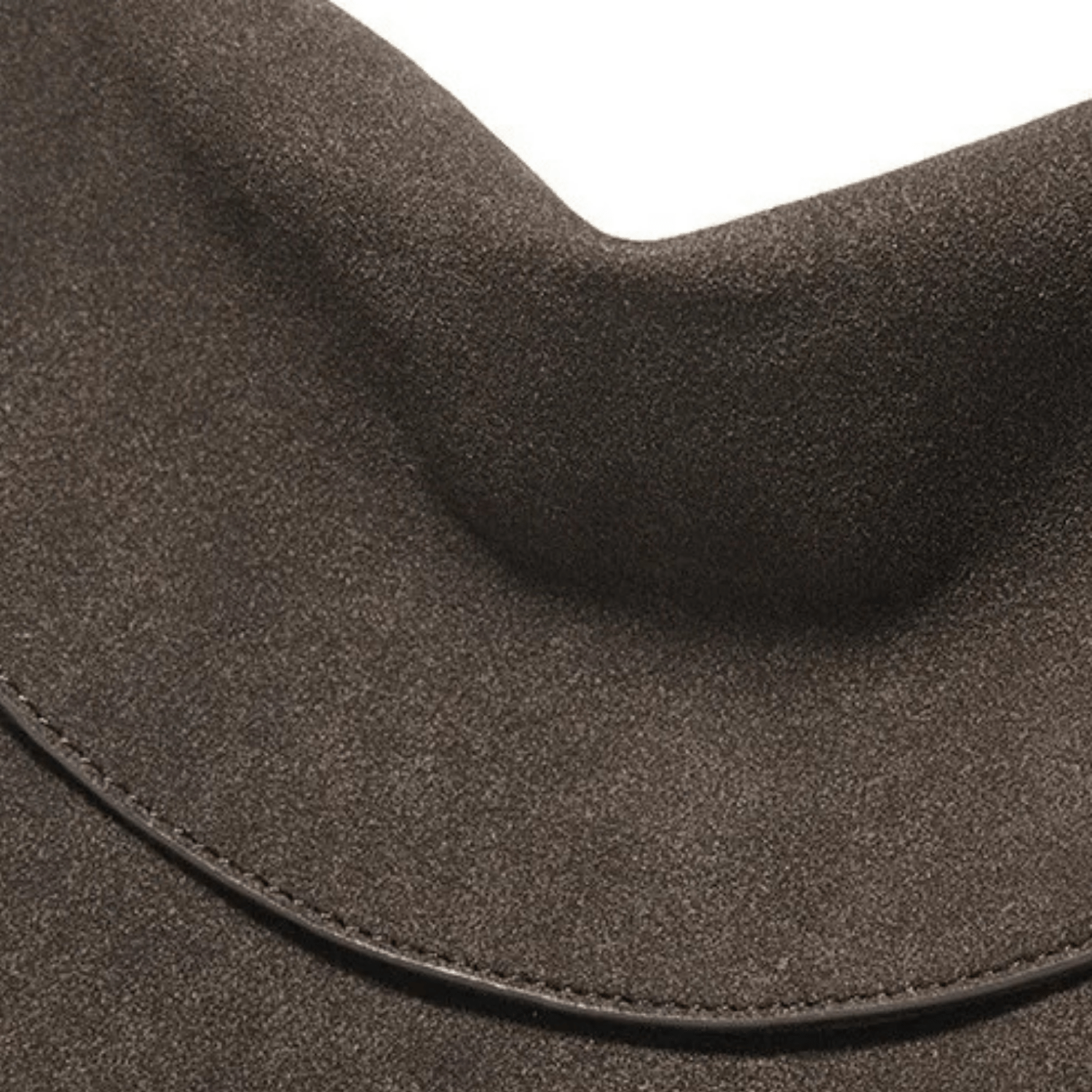 Sac bandoulière femme suédine marron