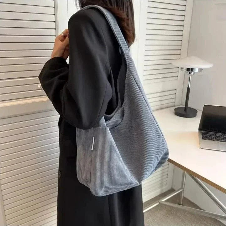 Sac bandoulière femme velours souple